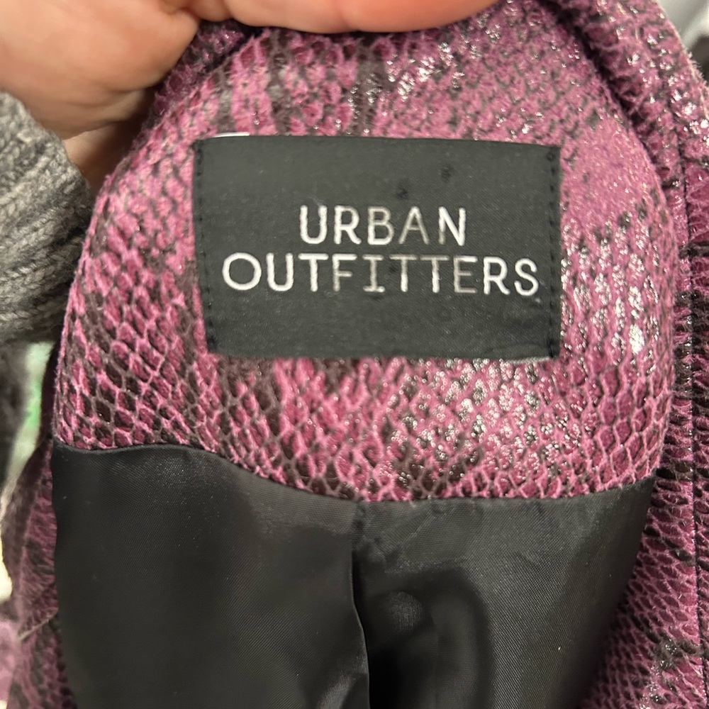 Urban Outfitters Purple Trench Coat - Picture 5 of 5